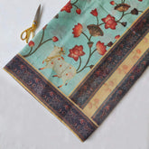 Chanderi Silk Pichwai Saree with Blouse Pcs